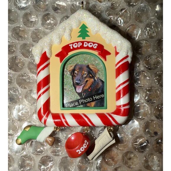 Hallmark 2002 “Special Dog – Top Dog” Photo Holder Ornament - Picture 5 of 6